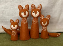 Load image into Gallery viewer, Family of foxy loxy's hand made