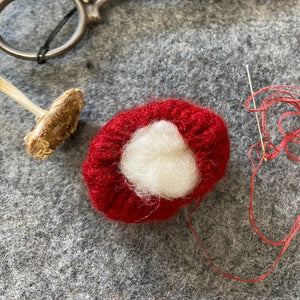 Toadstool wet/dry felting kit