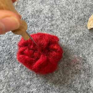 Toadstool wet/dry felting kit