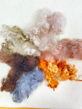 Load image into Gallery viewer, Hand dyed English Leicester for dolls hair