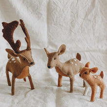 Load image into Gallery viewer, Felt Deer family kit