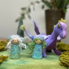 Load image into Gallery viewer, Hand made felt dragons