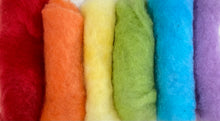 Load image into Gallery viewer, Dry or Wet felting 100% wool packs