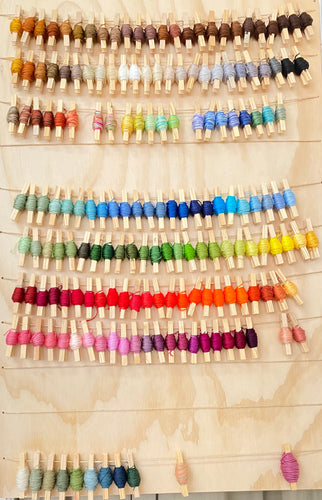 100% Cotton embroidery threads 6 stranded