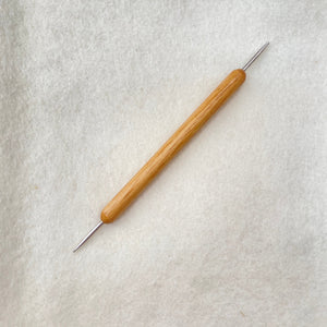 Special tools for making faces on wooden doll bases