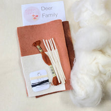 Load image into Gallery viewer, Felt Deer family kit