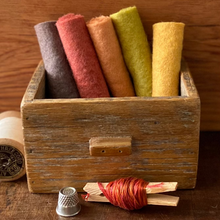 Load image into Gallery viewer, Hand dyed 100% wool felt - Special Autumn 2026 felt packs
