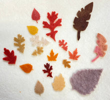 Load image into Gallery viewer, Pre - cut felt leaves and flowers