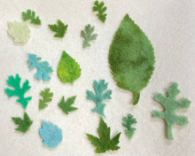 Load image into Gallery viewer, Pre - cut felt leaves and flowers