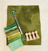 Load image into Gallery viewer, Australian gum-nut babies with leaf pouch kit