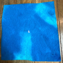 Load image into Gallery viewer, Hand dyed 100% wool felt -  Teal, aqua-turquoise