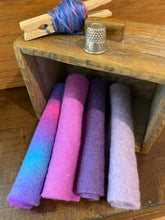 Load image into Gallery viewer, Hand dyed 100% wool felt -*NEW* Purples felt pack