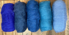 Load image into Gallery viewer, 100% wool mini felt batts (wool roving) packs