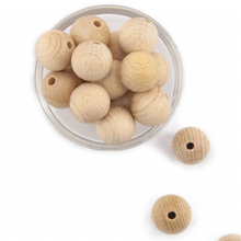 Load image into Gallery viewer, Wooden beads 20 mm and 6 mm