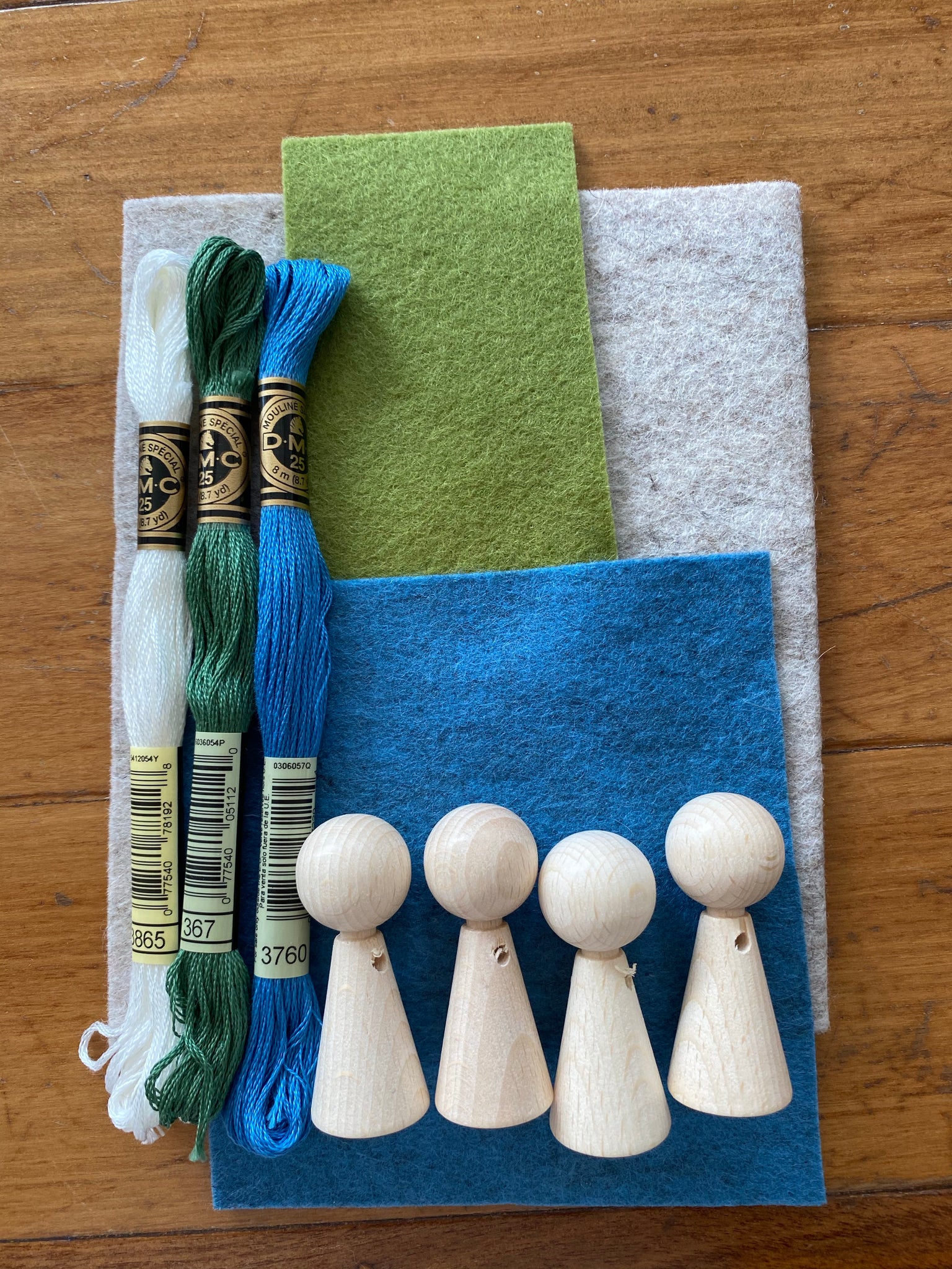 Toadstool people kit – Purely Felt Craft