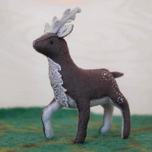 Load image into Gallery viewer, Handmade felt Christmas stag