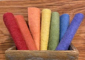 Hand dyed 100% wool felt -Kaleidoscope felt pack
