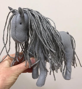 Felt horse or unicorn / pony kits