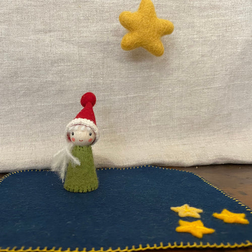 Handmade felt Christmas elf