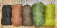 Load image into Gallery viewer, 100% wool mini felt batts (wool roving) packs