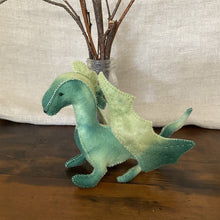 Load image into Gallery viewer, Hand made felt dragons