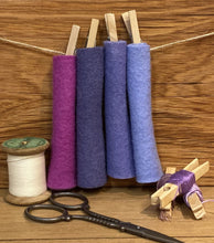 Load image into Gallery viewer, Hand dyed 100% wool felt -Purples felt pack