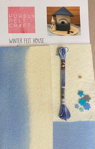 Winter felt house kit