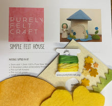 Load image into Gallery viewer, Simple felt house kit