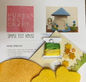 Simple felt house kit