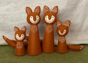 Family of foxy loxy's hand made