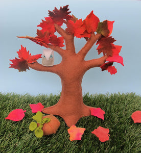 Autumn or spring tree and pumpkin kit