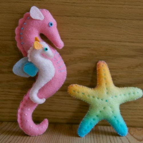 Sea Horse & Star Fish-hand made