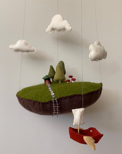 Laputa - Floating island in the sky - hand made