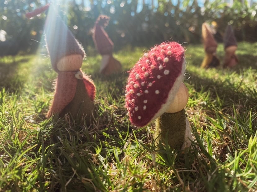 Toadstool people kit – Purely Felt Craft