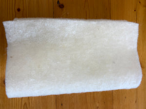 White felt batt