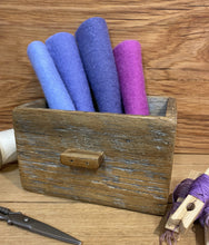 Load image into Gallery viewer, Hand dyed 100% wool felt -Purples felt pack