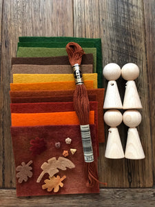 Autumn (Fall) gnome kit (medium)