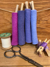 Load image into Gallery viewer, Hand dyed 100% wool felt -Purples felt pack